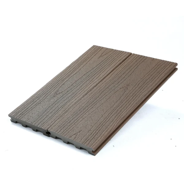 Anti-Slip Outdoor Waterproof Composite Solid WPC Decking Capped Wood Fiber with Stylish Design