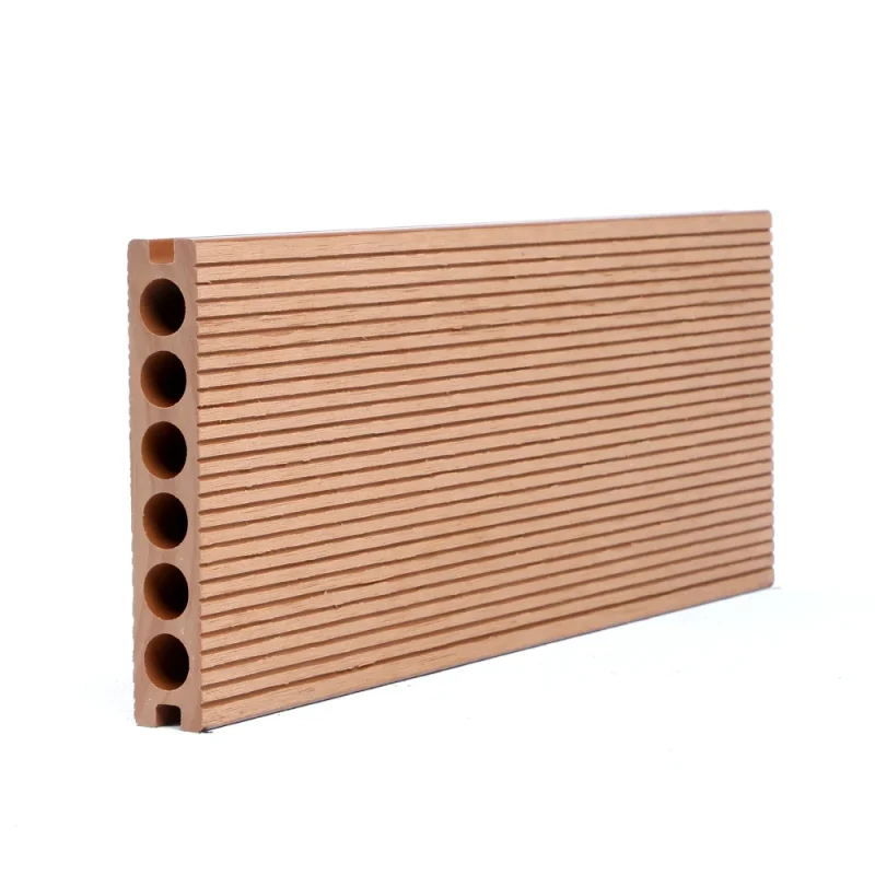Terrasplank WPC Premium RHK lichtgrijs holle profiel | Composiet vlonderplanken | Vlonderplanken | Vlonderplanken