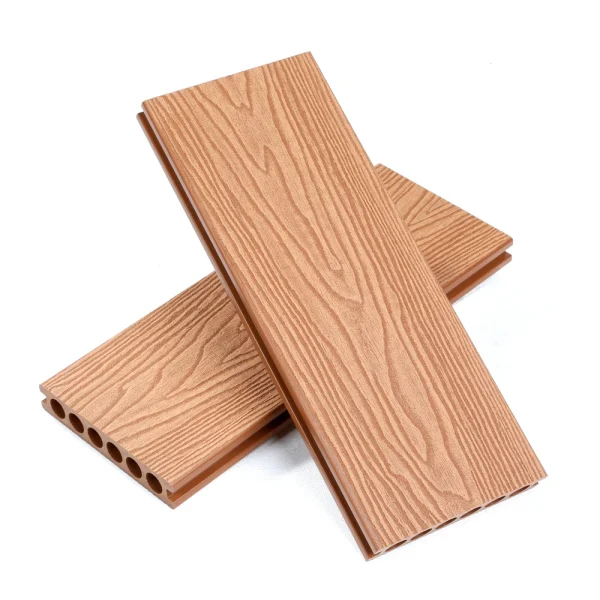Modern Design Wpc Decking Board China Manufactured With Diverse Colors and Wood Grain Finish for Outdoor Use